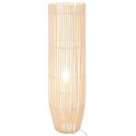 Vidaxl lampadaire sur pied osier blanc 61 cm e27