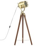 Vidaxl lampadaire à trépied bois de manguier massif 97 cm Vidaxl lampadaire à trépied bois de manguier massif 97 cm
