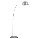 Vidaxl lampe  arc 60 w argent e27 170 cm