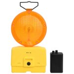 Vidaxl lampes de chantier 4 pcs avec piles 18x8x37 cm