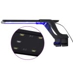 Vidaxl lampe  led d'aquarium avec pince 25 - 45 cm bleu et blanc