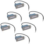 Vidaxl lampes led encastre d'escalier 6 pcs 44x111x56 mm