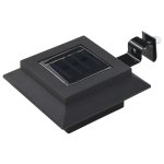 Vidaxl lampes solaires  led carres d'extrieur 12 pcs 12 cm noir