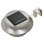 Vidaxl lampe solaire  led ronde d'extrieur 6 pcs 12 cm blanc
