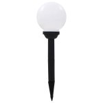 Vidaxl lampes solaires sphriques led de jardin 6 pcs 20 cm rvb