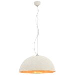 Vidaxl lampe suspendue blanc et doré Ø50 cm e27 Vidaxl lampe suspendue blanc et doré Ø50 cm e27