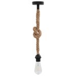 Vidaxl lampe suspendue avec fil recouvert de corde e27 Vidaxl lampe suspendue avec fil recouvert de corde e27