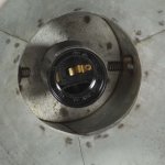 Vidaxl lampe suspendue industrielle 25 w argent rond 19 cm e27