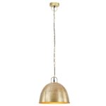 Vidaxl lampe suspendue industrielle vintage 25 w laiton rond 31 cm e27 Vidaxl lampe suspendue industrielle vintage 25 w laiton rond 31 cm e27