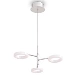 Vidaxl lampe suspendue led avec 3 lumi�res blanche chaude