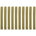 Vidaxl lattes imprgnes de clture 20 pcs bois 100 cm