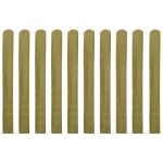Vidaxl lattes imprgnes de clture 30 pcs bois 100 cm