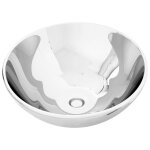 Vidaxl lavabo 32, 5 x 14 cm c�ramique argent�