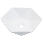 Vidaxl lavabo 41x36, 5x12 cm c�ramique blanc