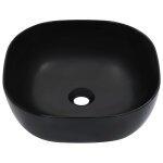 Vidaxl lavabo 42, 5x42, 5x14, 5 cm c�ramique noir