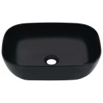 Vidaxl lavabo 45, 5x32x13 cm cramique noir