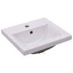 Vidaxl lavabo encastr� 42 x 39 x 18 cm c�ramique blanc