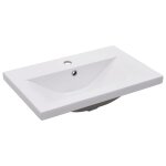 Vidaxl lavabo encastr 61 x 39, 5 x 18, 5 cm cramique blanc