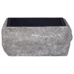 Vidaxl lavabo noir 30x30x13 cm marbre