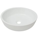 Vidaxl lavabo ronde céramique blanc 42 x 12 cm Vidaxl lavabo ronde céramique blanc 42 x 12 cm