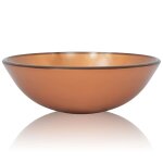Vidaxl lavabo verre tremp 42 cm marron