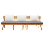 Vidaxl lit 200x65 cm bois d'acacia solide Vidaxl lit 200x65 cm bois d'acacia solide