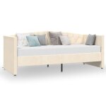 Vidaxl lit avec clairage usb crme velours 90x200 cm