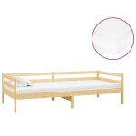 Vidaxl lit avec matelas 90x200 cm bois de pin massif