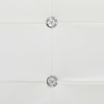 Vidaxl lit avec matelas blanc similicuir 120 x 200 cm