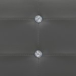 Vidaxl lit avec matelas  mmoire de forme gris similicuir 120x200 cm