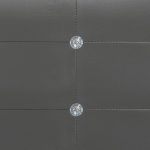 Vidaxl lit avec matelas  mmoire de forme gris similicuir 180x200 cm
