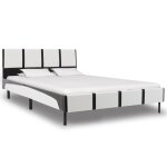 Vidaxl lit et matelas mousse  mmoire de forme similicuir 120x200 cm
