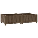 Vidaxl lit sur�lev� 80x40x23 cm polypropyl�ne