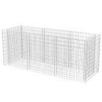 Vidaxl lit surlev  gabion acier 270x90x100 cm