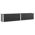 Vidaxl lit surlev de jardin 300x50x54 cm wpc gris