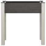 Vidaxl lit surlev de jardin 75x40x75 cm wpc gris