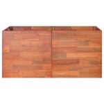 Vidaxl lit surlev de jardin bois d'acacia 100x100x50 cm