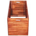 Vidaxl lit surlev de jardin bois d'acacia 100x50x50 cm