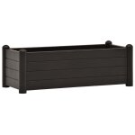Vidaxl lit sur�lev� de jardin pp anthracite 100x43x35 cm