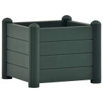 Vidaxl lit surlev de jardin pp vert 43x43x35 cm