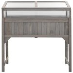 Vidaxl lit surélevé de jardin avec serre 120x54x120 cm bois de sapin Vidaxl lit surélevé de jardin avec serre 120x54x120 cm bois de sapin