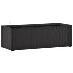 Vidaxl lit surlev de jardin systme arrosage anthracite 100x43x33 cm