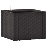 Vidaxl lit surlev de jardin systme d'arrosage anthracite 43x43x33cm