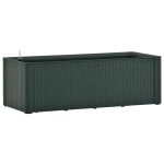 Vidaxl lit surlev de jardin avec systme d'arrosage vert 100x43x33cm