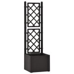 Vidaxl lit surlev de jardin treillis systme d'arrosage anthracite