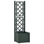 Vidaxl lit surélevé de jardin et treillis et système d'arrosage vert Vidaxl lit surélevé de jardin et treillis et système d'arrosage vert