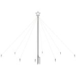 Vidaxl lumires d'arbre de nol intrieur / extrieur 400 led 2, 5 m