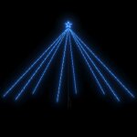 Vidaxl lumi�res d'arbre de no�l int�rieur / ext�rieur 576 led bleu 3, 6 m