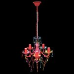 Vidaxl lustre en cristal multicolore