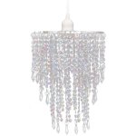 Vidaxl lustre suspendu en cristal 22, 5 x 30, 5 cm